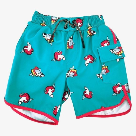 Sovereign Code Boys Shark Swim Trunks - Picture 10 of 10